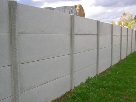 Plaque béton cloture béton 192 x 50